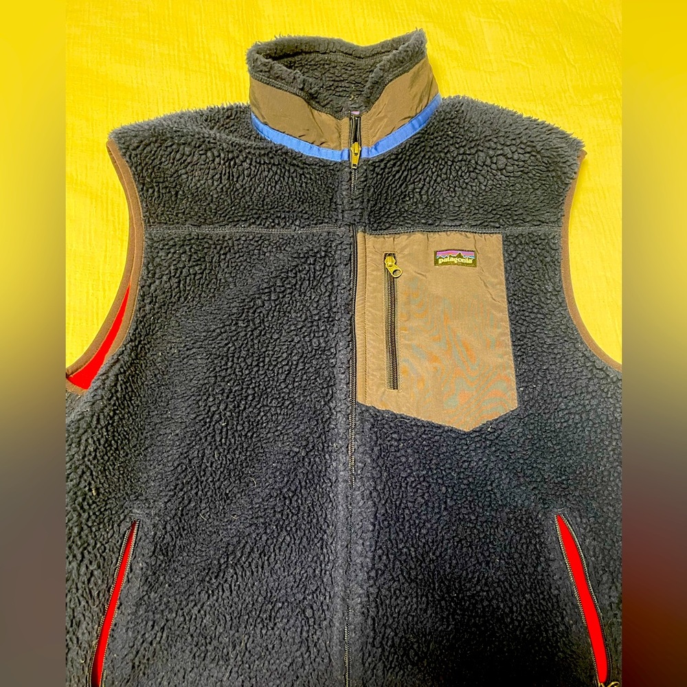 Patagonia Retro Sherpa Vest, Navy